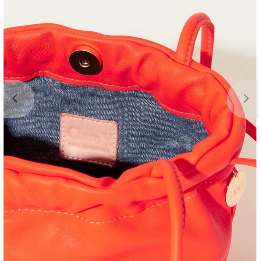 CLARE V. EMMA CROSSBODY - BLOOD ORANGE origional $299 - Picture 5 of 12